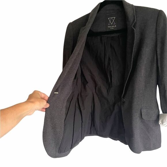 ARITZIA Talula Jersey Blazer Jacket Roll Sleeves
Charcoal Grey 4 - Picture 5 of 11